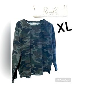 Camo Long Sleeve Top